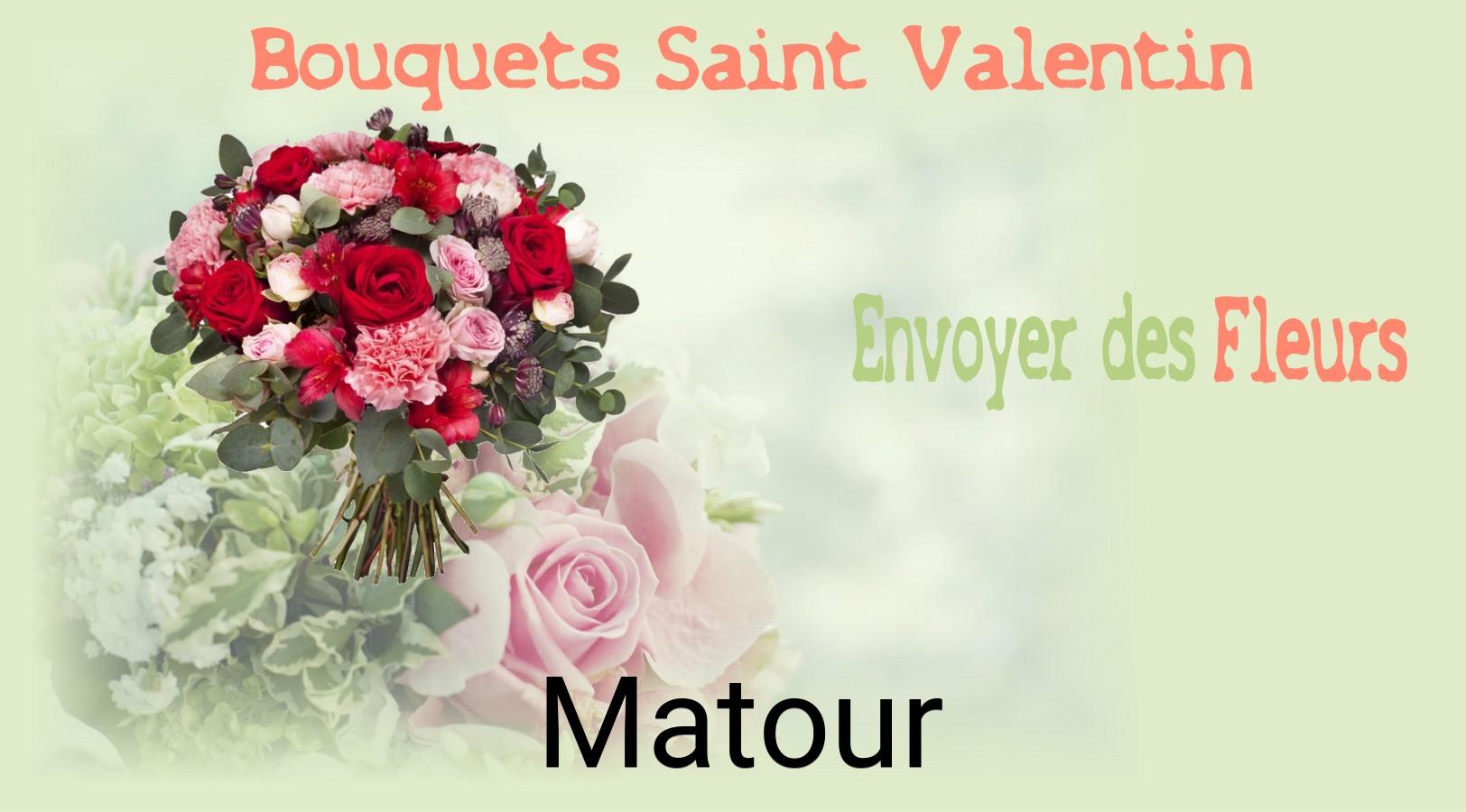 Roses de Saint-Valentin livrées à Matour